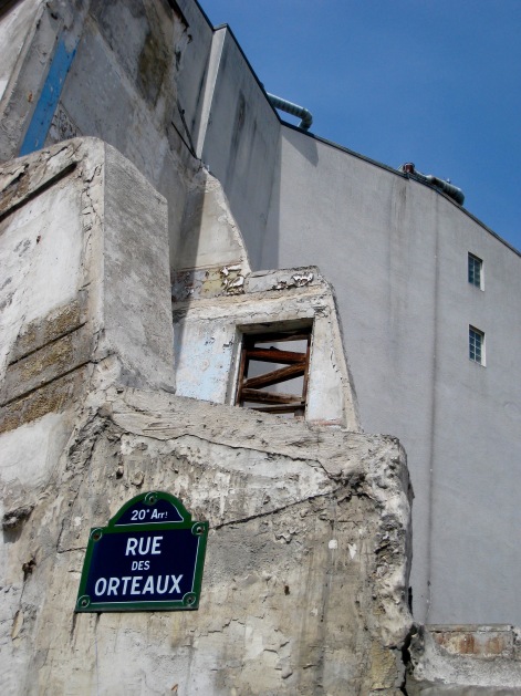 La rue des Orteaux, 2011